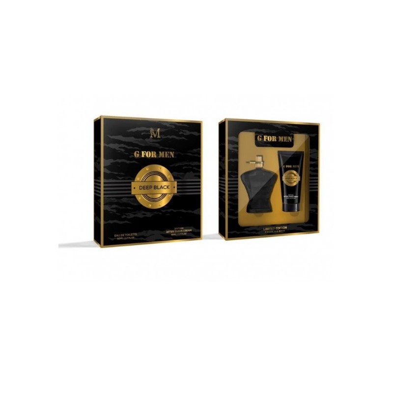 MONTAGE G DEEP BLACK EDT 50ML+AFTER 50ML (ESTUCHE-HOMBRE)