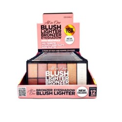 EYESHADOW ALL IN ONE A BLUSH + LIGHTER + BRONZER REF: 11135A (D'DONNA)