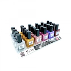 GLITTER 15 DAYS EFFECT GEL 6 COLOURS 92 REF: 14492 (D'DONNA)