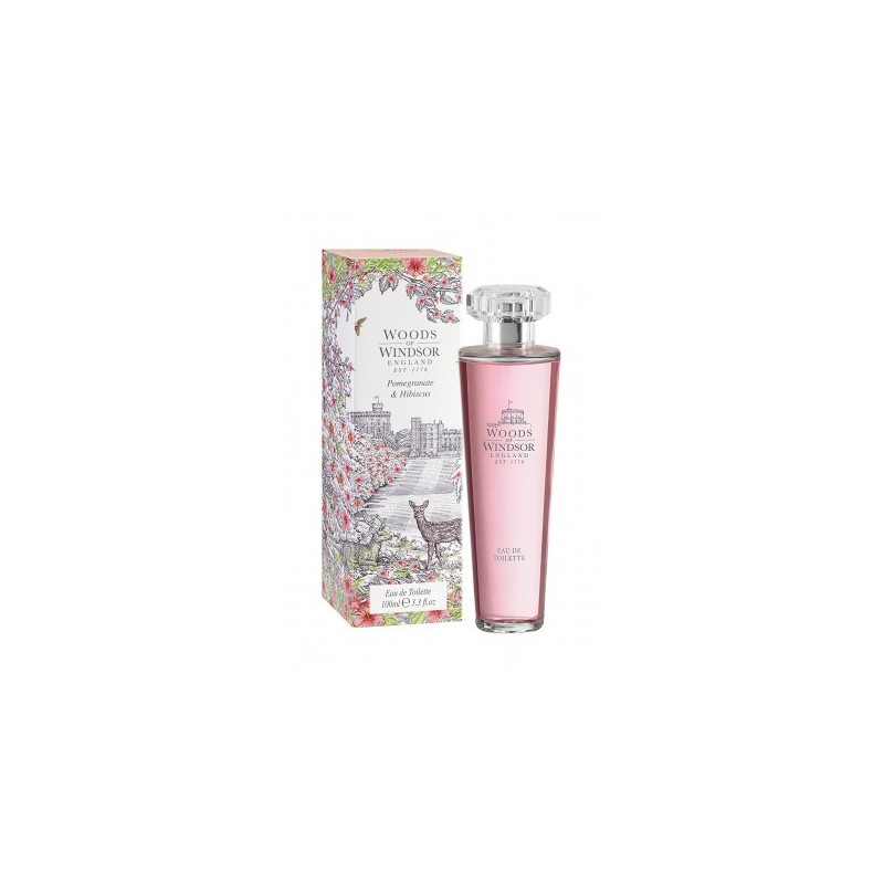 WOODS OF WINDSOR POMEGRANATE & HIBISCUS EDT 100 ML (MUJER)