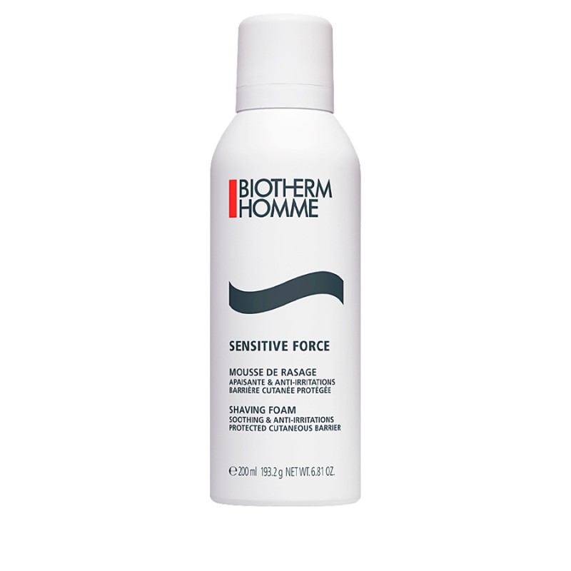 HOMME SENSITIVE FORCE ANTI-IRRITATION SHAVING FOAM 200 ML (BIOTHERM)