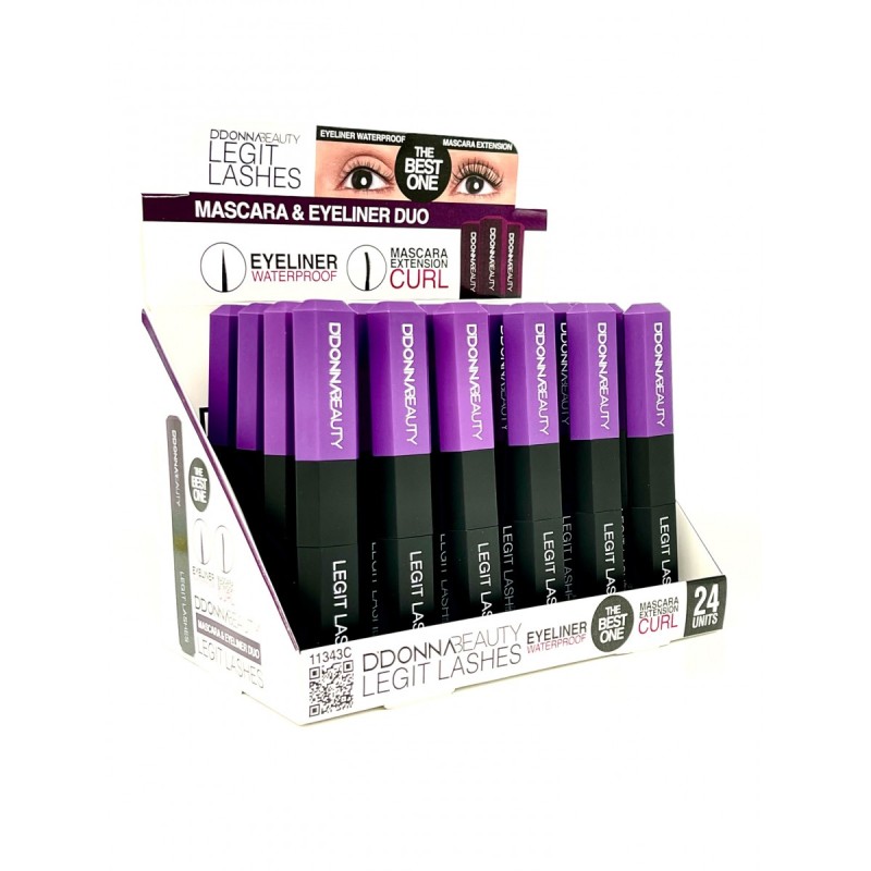 MASCARA & EYELINER LEGIT-LASHES REF: 11343C (D'DONNA)