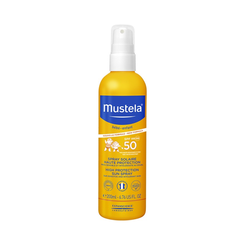 BÉBÉ SOL LAIT SOLAIRE IP50+ SPRAY 200 ML (MUSTELA)