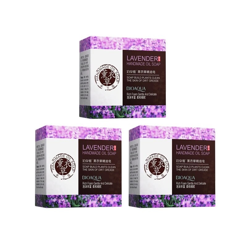 JABON DE CARBON DE BAMBU OLOR LAVANDA 100 GR