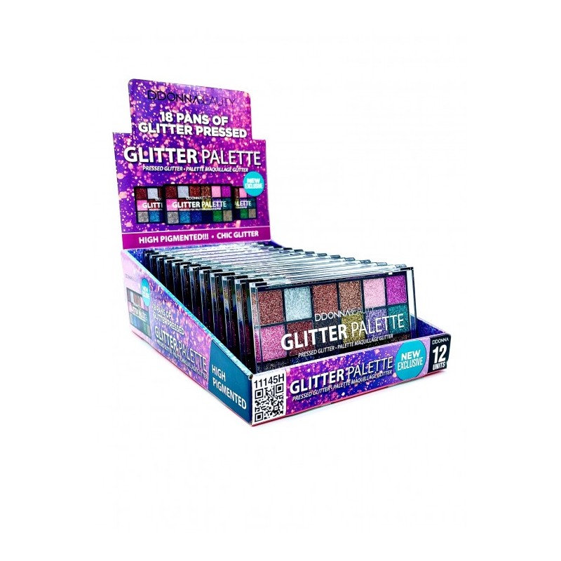 EYESHADOW GLITTER PALETTE REF: 11145H (D'DONNA)