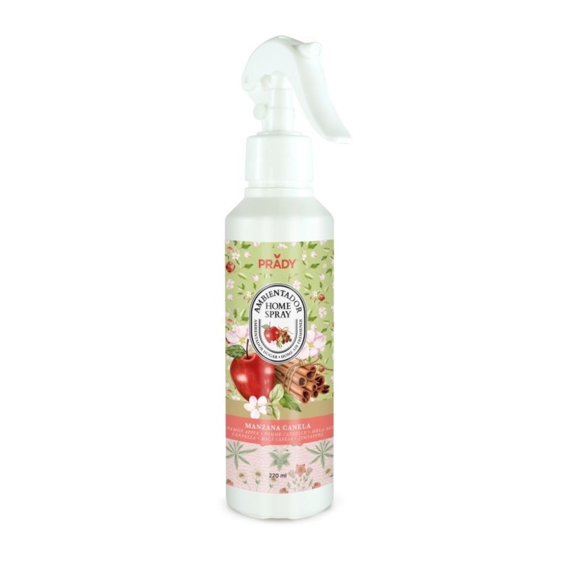 AMBIENTADOR HOME SPRAY MANZANA CANELA 220 ML (PRADY)