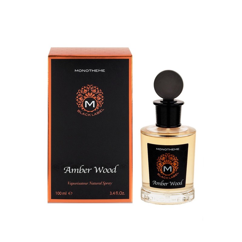 MONOTHEME BLACK LABEL AMBER WOOD EDP 100 ML (UNISEX)