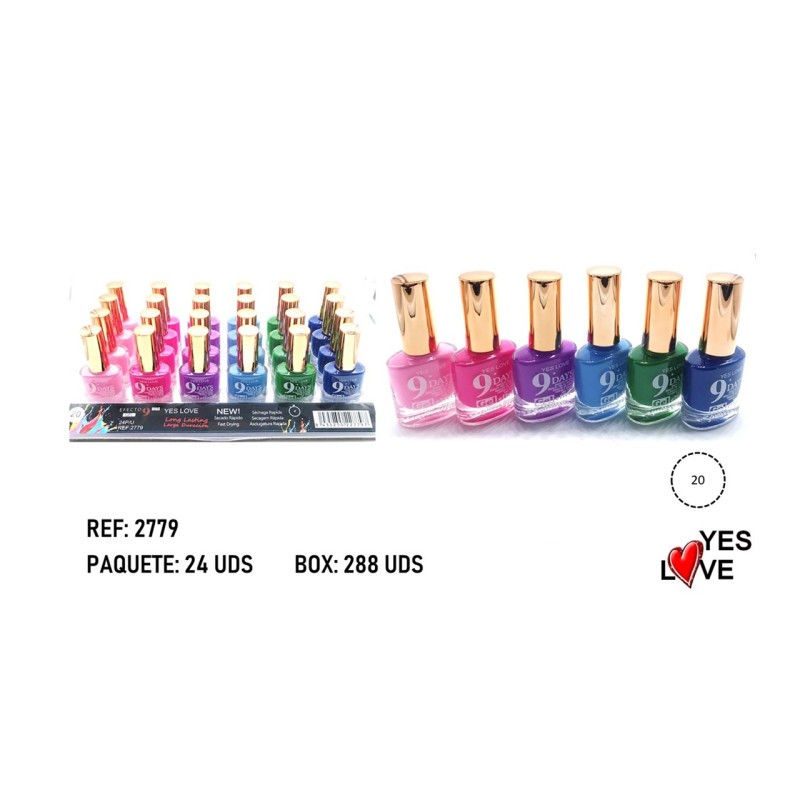 ESMALTE 9 DIAS REF: 2779_20 (YES LOVE)