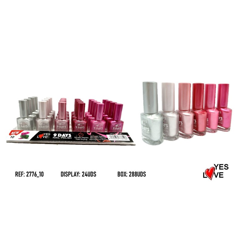 ESMALTE DE UÑAS 9 DIAS COLOR REF: 2776_10 (YES LOVE)