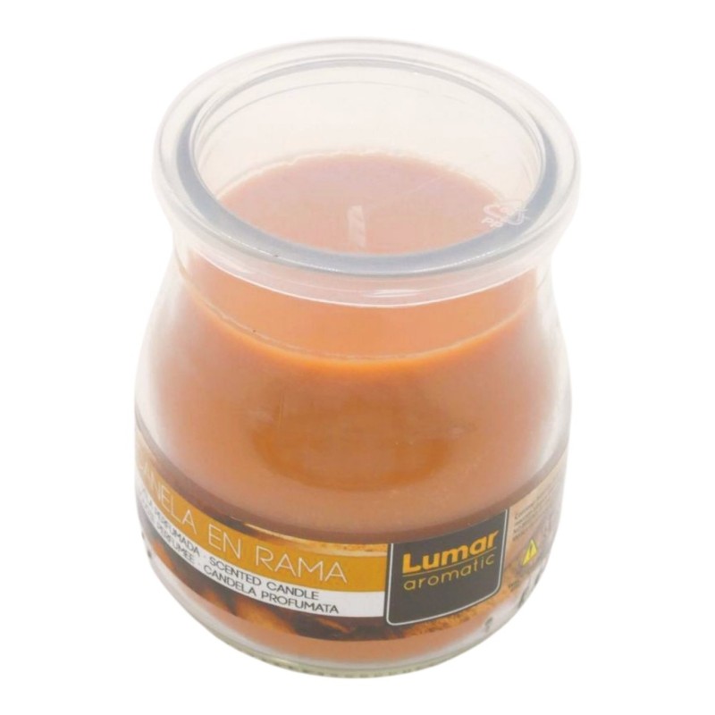 VELA PERFUMADA CANELA EN RAMA 100 GR (LUMAR)