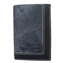 CARTERA JEANS PIEL NEGRO REF: W391130N (WILDZONE)