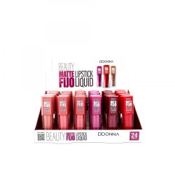 LIPSTICK LIQUID BEAUTY MATTE FIJO A REF: 12224A (D'DONNA)