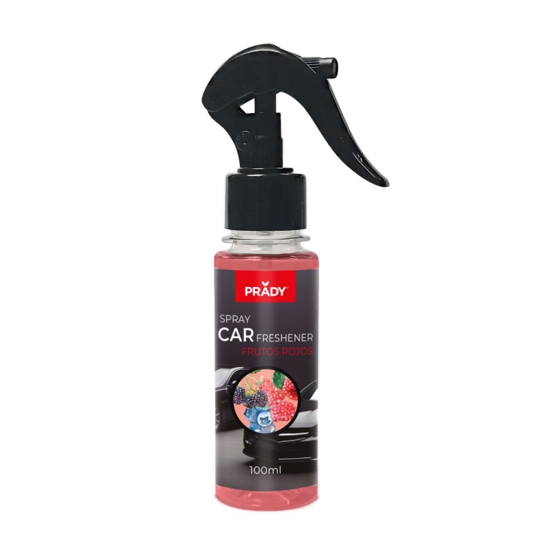 AMBIENTADOR SPRAY CAR FRUTOS ROJOS 100 ML (PRADY)