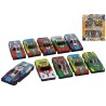 SET DE 10 COCHES CARRERAS METAL