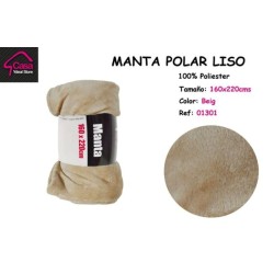 MANTA POLAR LISA BEIGE...