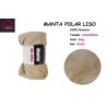 MANTA POLAR LISA BEIGE 160X220 CM (CASA YDEAL STORE)