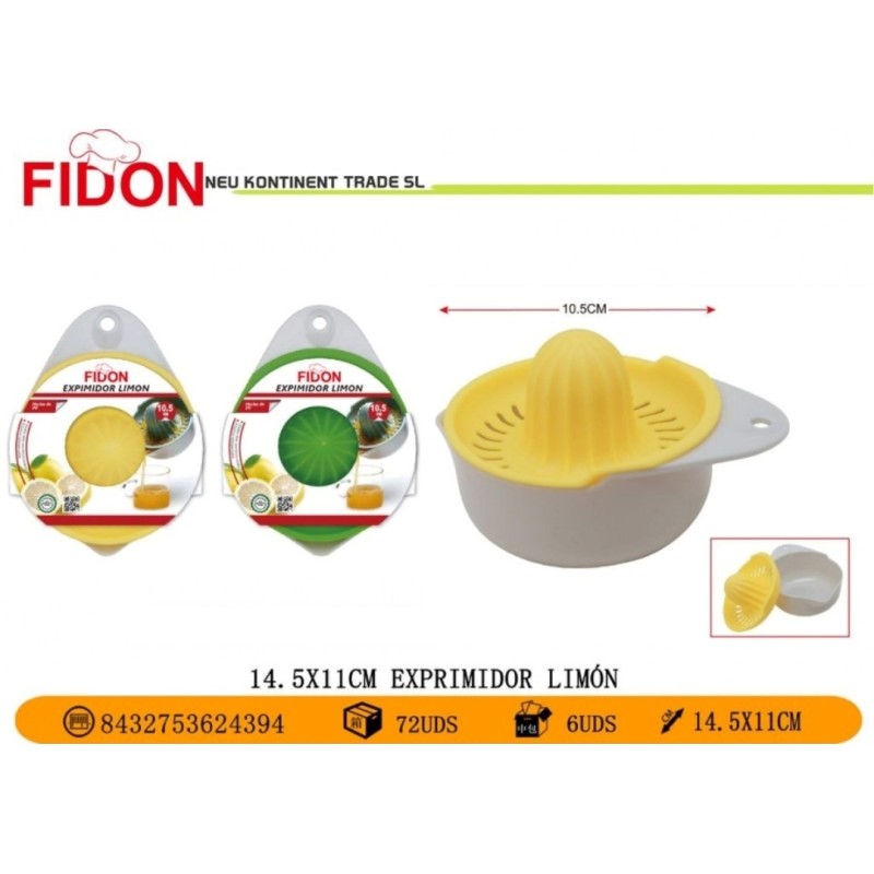 EXPRIMIDOR LIMON 14,5X11 CM (FIDON)