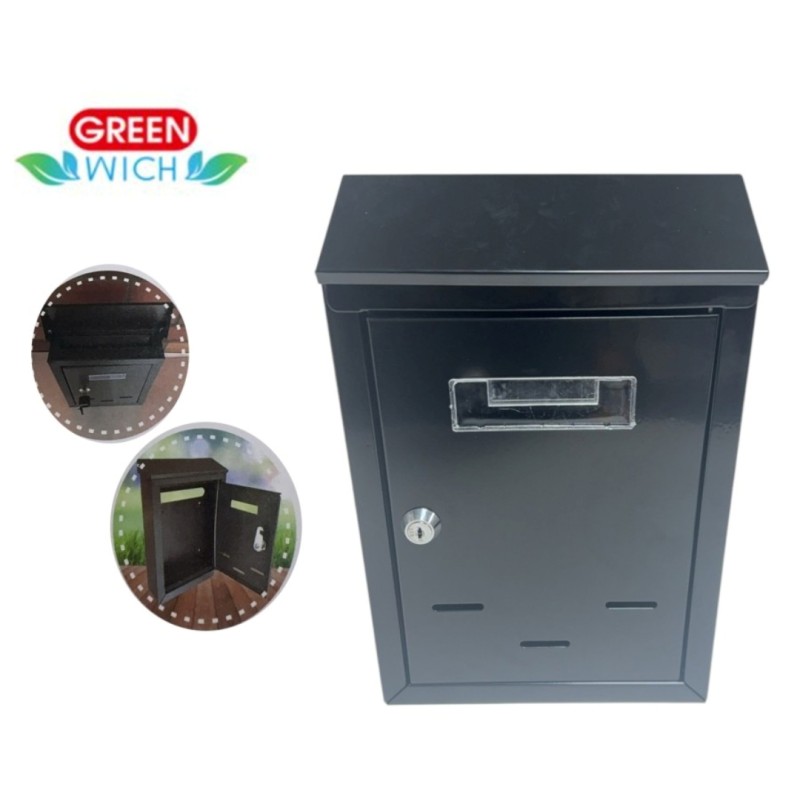 BUZON CORREOS NEGRO (GREEN WICH)