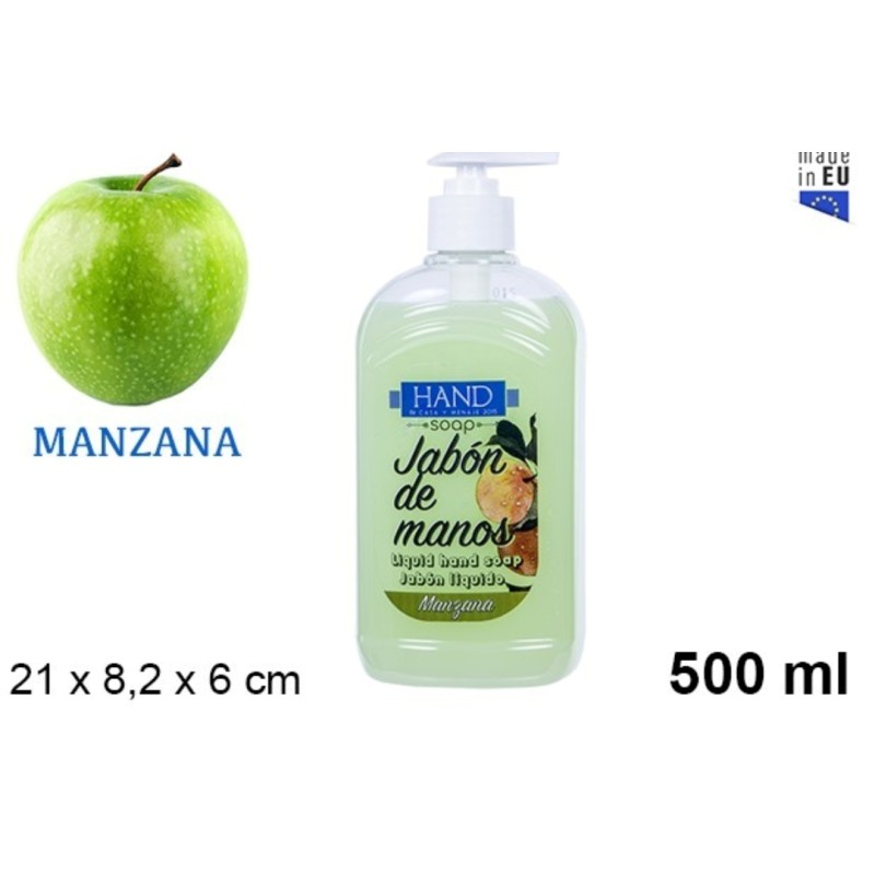 JABON LIQUIDO DE MANOS MANZANA 500 ML (HAND SOAP)