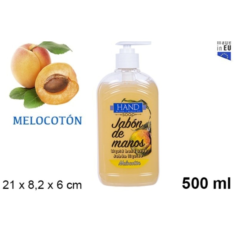 JABON LIQUIDO DE MANOS MELOCOTON 500 ML (HAND SOAP)