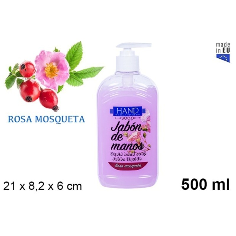 JAGON LIQUIDO DE MANOS ROSA MOSQUETA 500 ML (HAND SOAP)