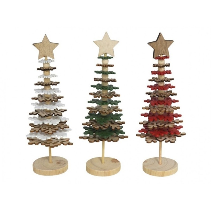 ARBOL DE NAVIDAD COPOS 22 CM SURTIDOS