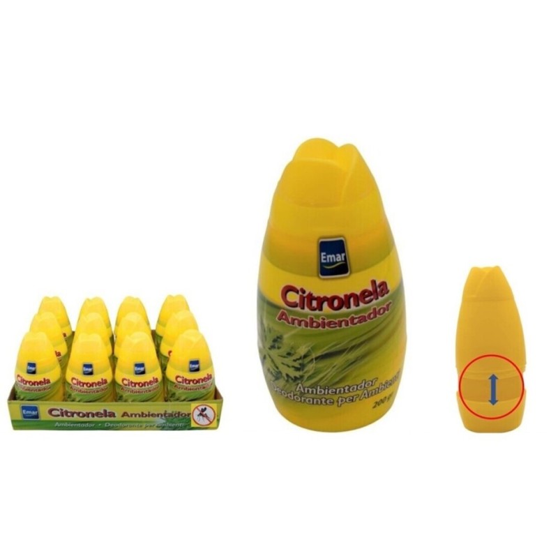 AMBIENTADOR GEL CITRONELA 200 GR (EMAR)