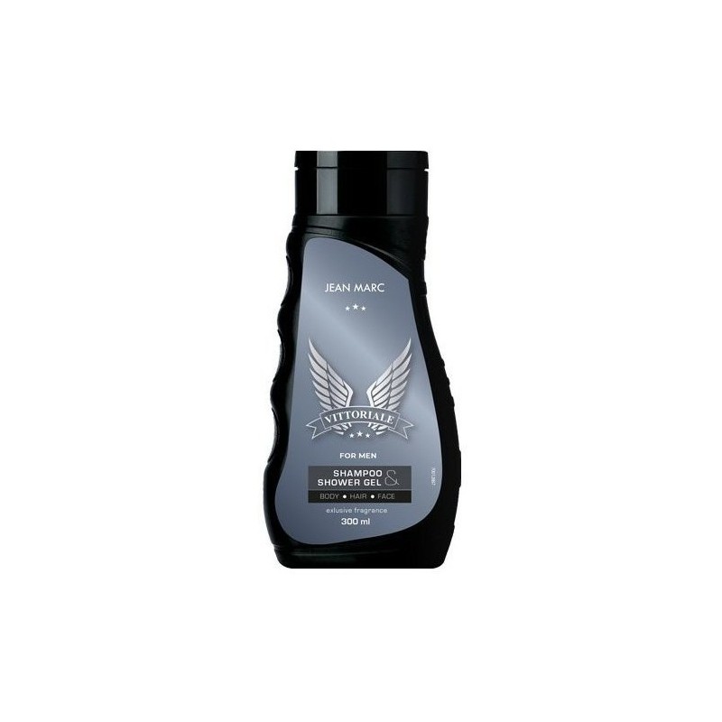 GEL DE DUCHA Y CHAMPU VITTORIALE FOR MEN 300 ML (JEAN MARC)