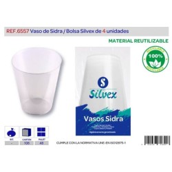 VASO DE SIDRA BLANCO 600 ML...