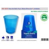 VASO DE SIDRA AZUL 600 ML 4 UN. (SILVEX)