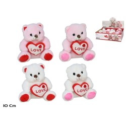 PELUCHE CORAZON 10 CM (VARIOS)