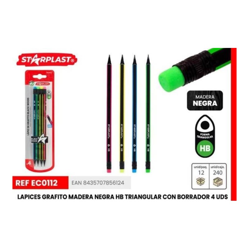 LAPICES DE GRAFITO (STARPLAST)