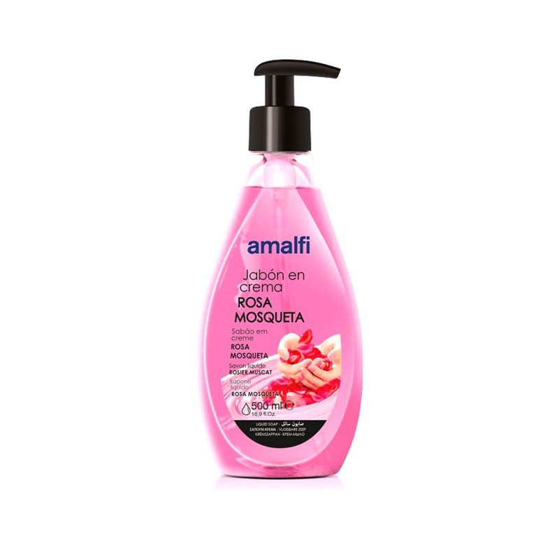 JABON LIQUIDO DE MANOS ROSA MOSQUETA 500 ML (AMALFI)