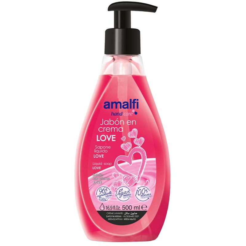 JABON LIQUIDO DE MANOS LOVE 500 ML (AMALFI)