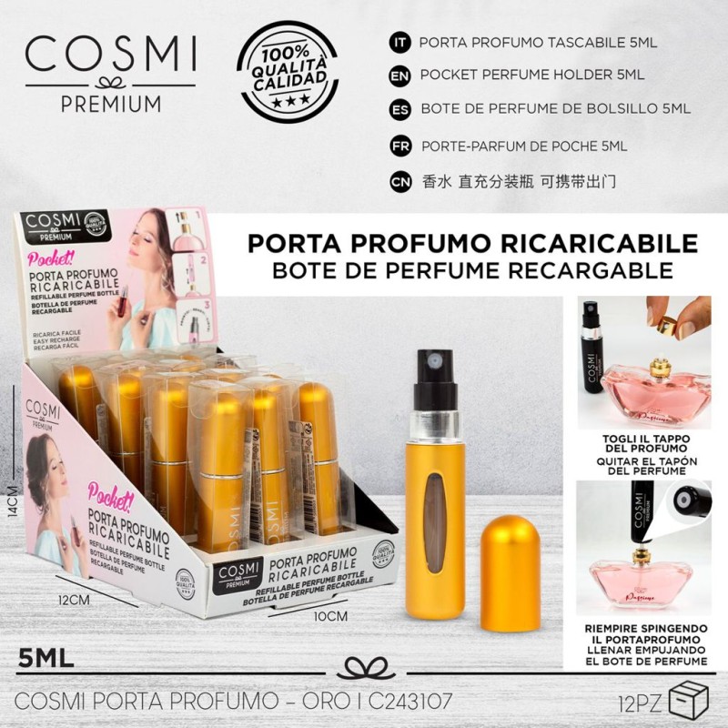 PERFUMADOR DE BOLSILLO 5 ML ORO (COSMI)